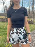 Rodeo Cowhide Shorts