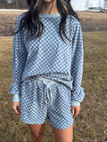 Coastal Checkered Set- Blue