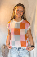 Sunrise Knit Top- Color Block