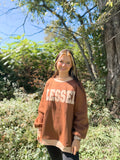 Blessed Mock Neck- Brown