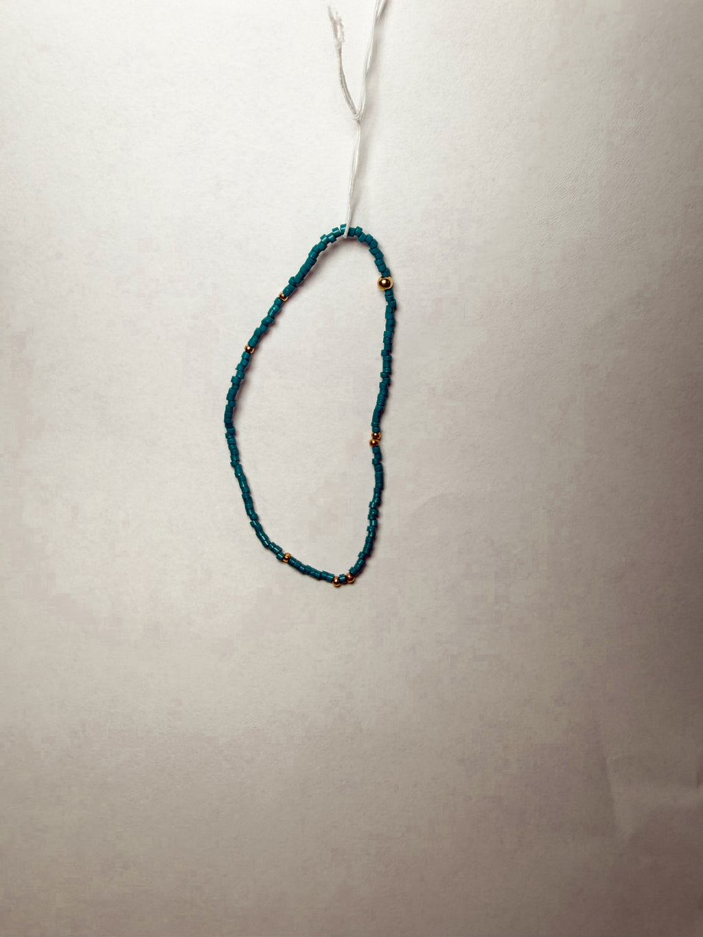 Boho Beaded Bracelet- Teal