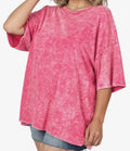 Vintage Blush Tee- Pink