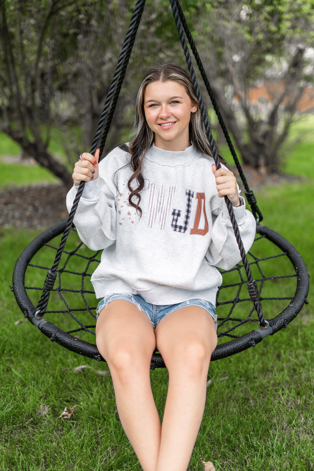 WWJD Mockneck- Gray