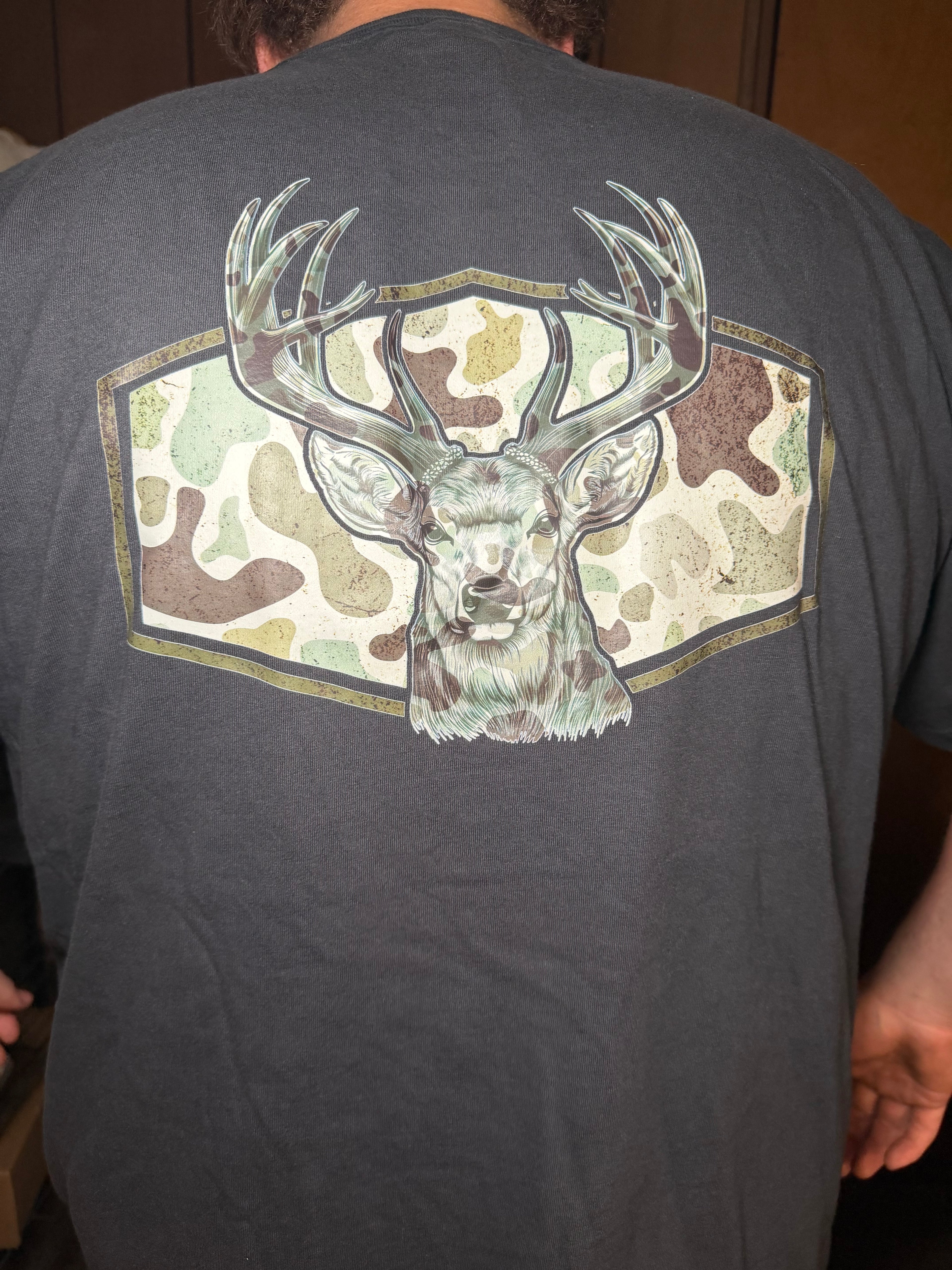 Buck Camo Tee- Mens