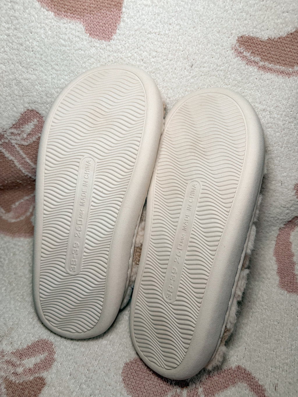 Cozy Checker Slippers- Brown