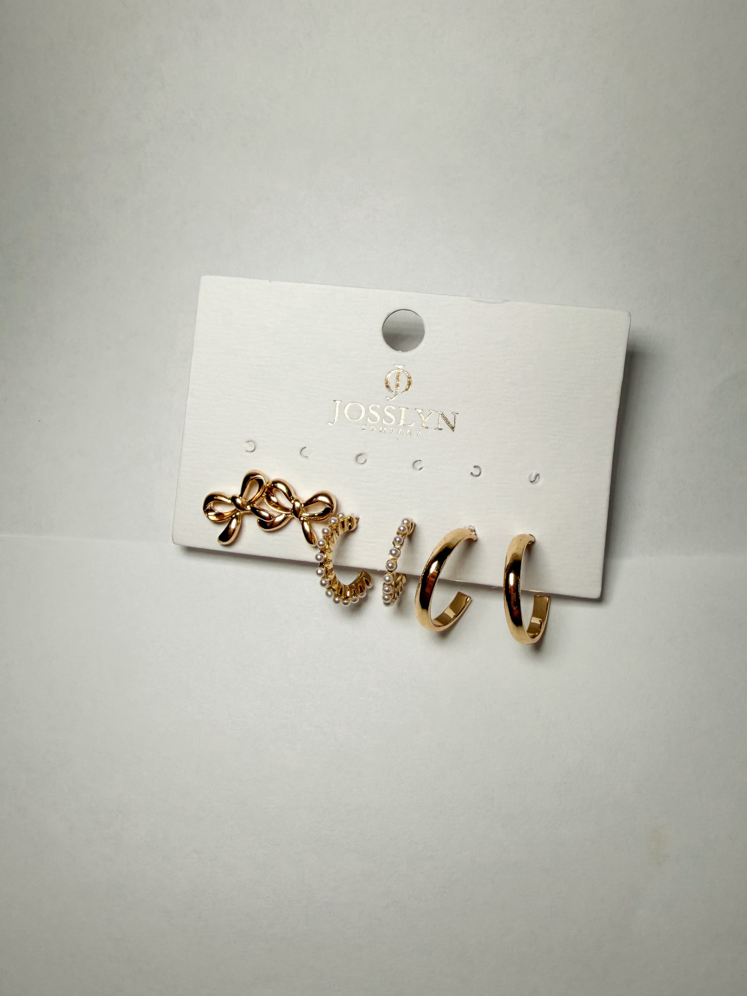 Golden Grace Hoop Earring Trio