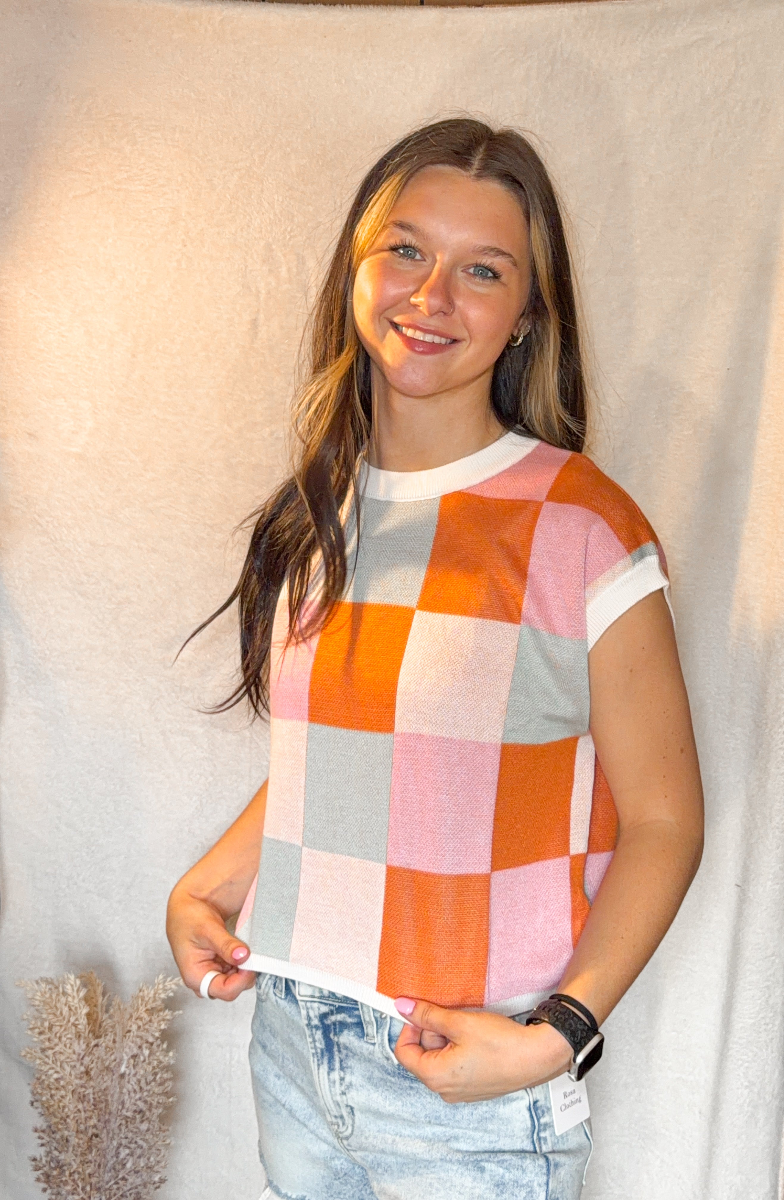 Sunrise Knit Top- Color Block