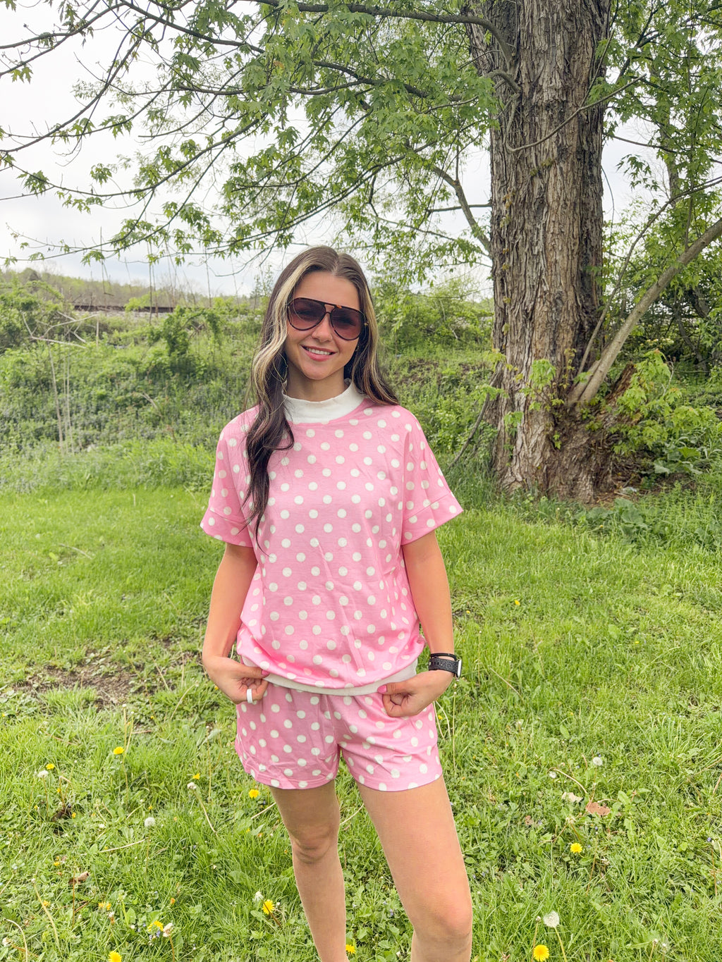 Pink Sugar Set- Polka Dot