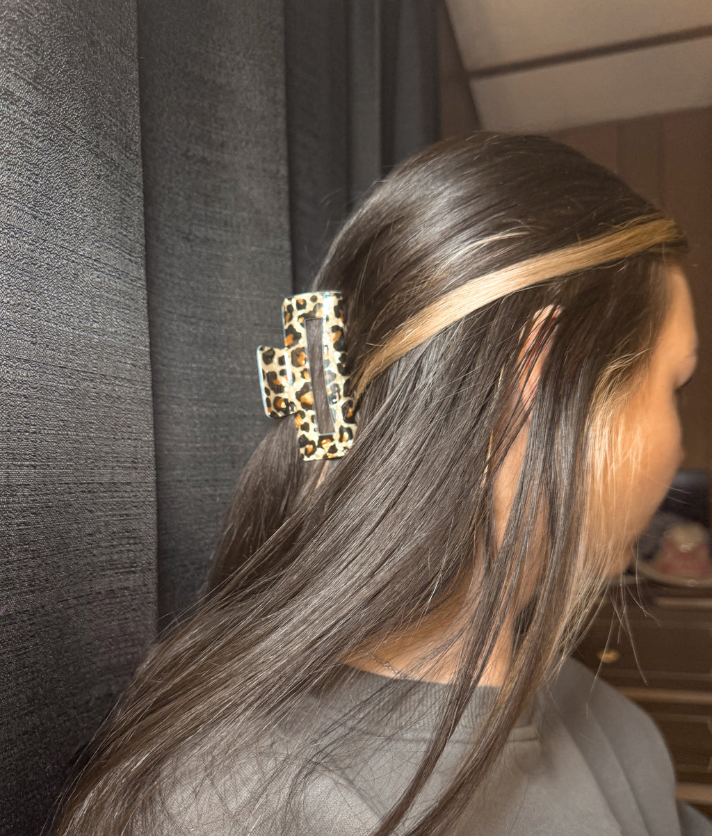 Wild Spirit Claw Clip- Leopard