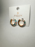 Vintage Bloom Enamel Earrings