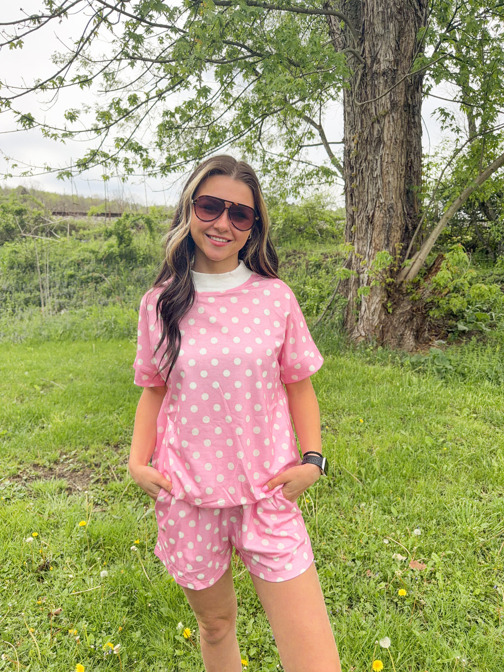Pink Sugar Set- Polka Dot