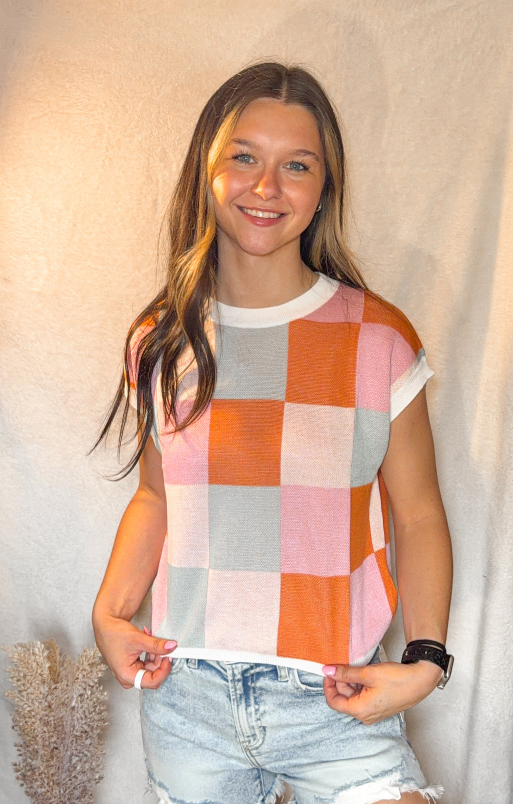 Sunrise Knit Top- Color Block