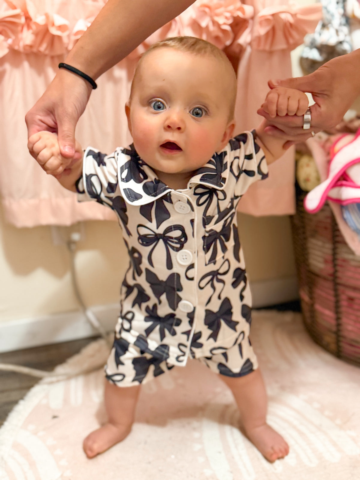 Little Boho Bows- Girls Pajama Set