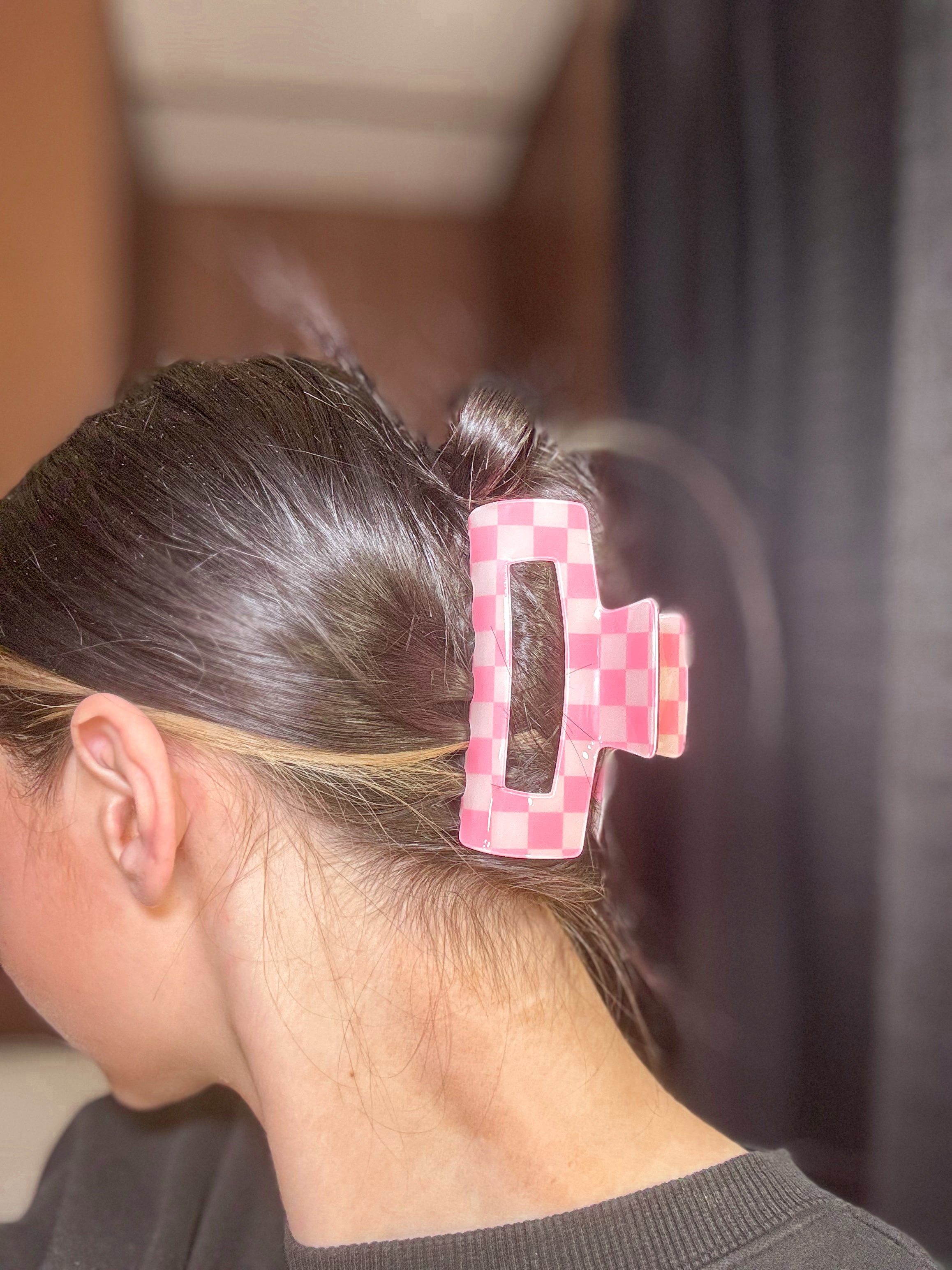 Checkered Claw Clips