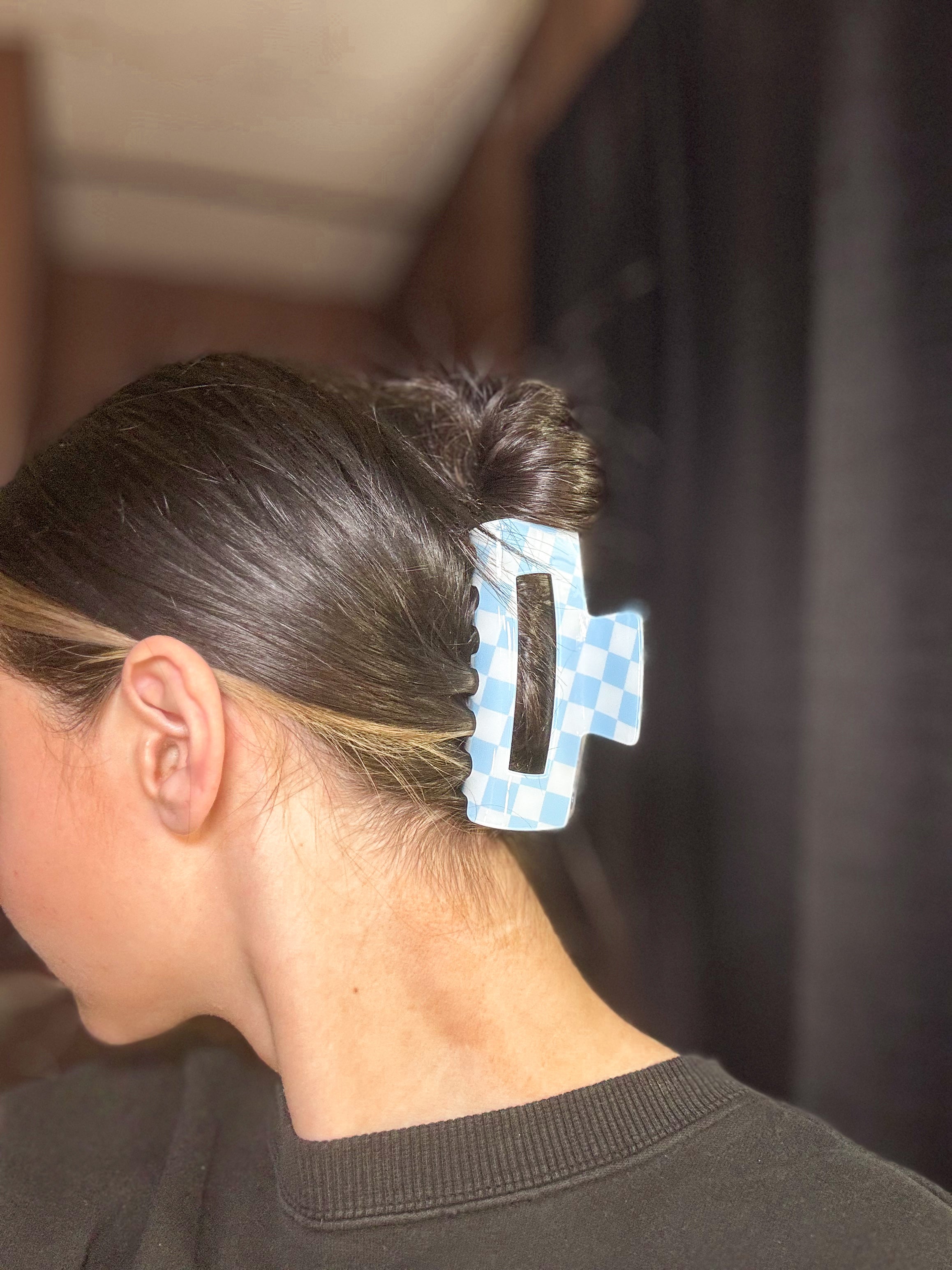 Checkered Claw Clips