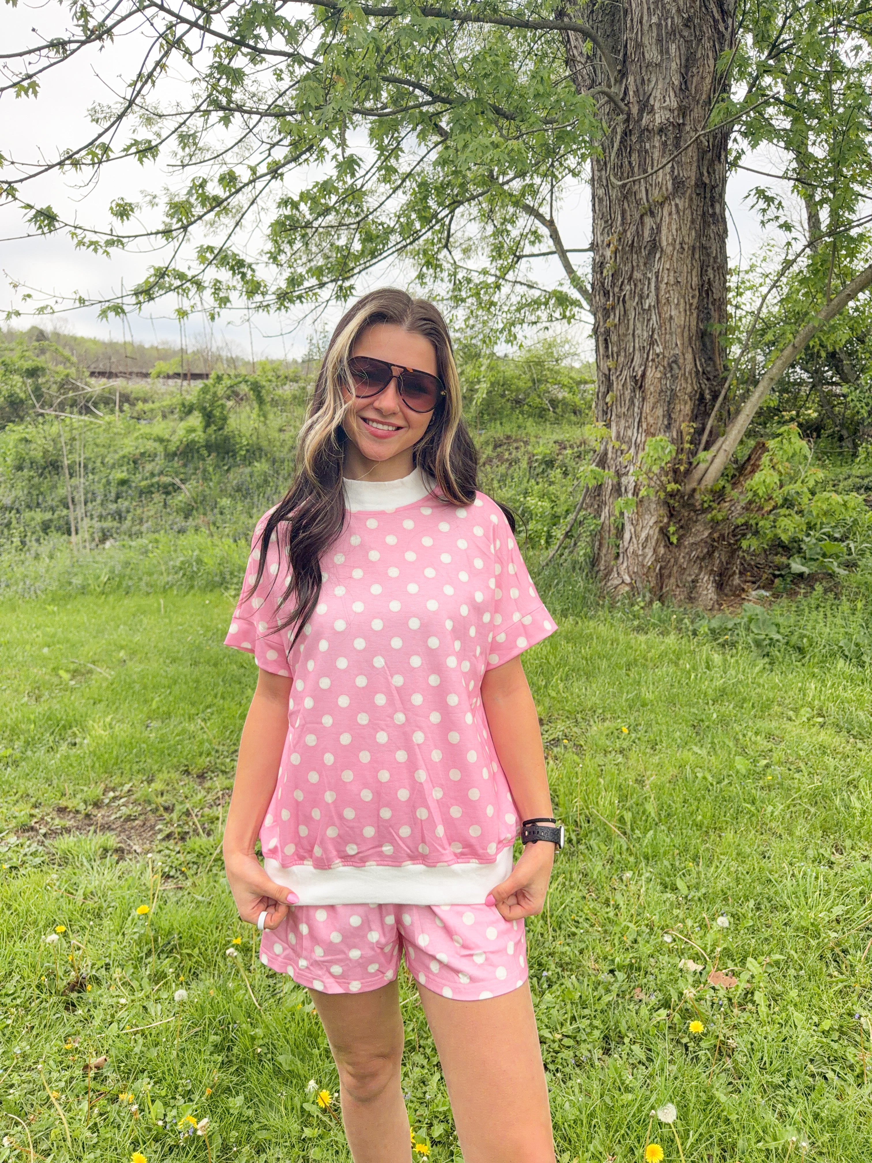 Pink Sugar Set- Polka Dot