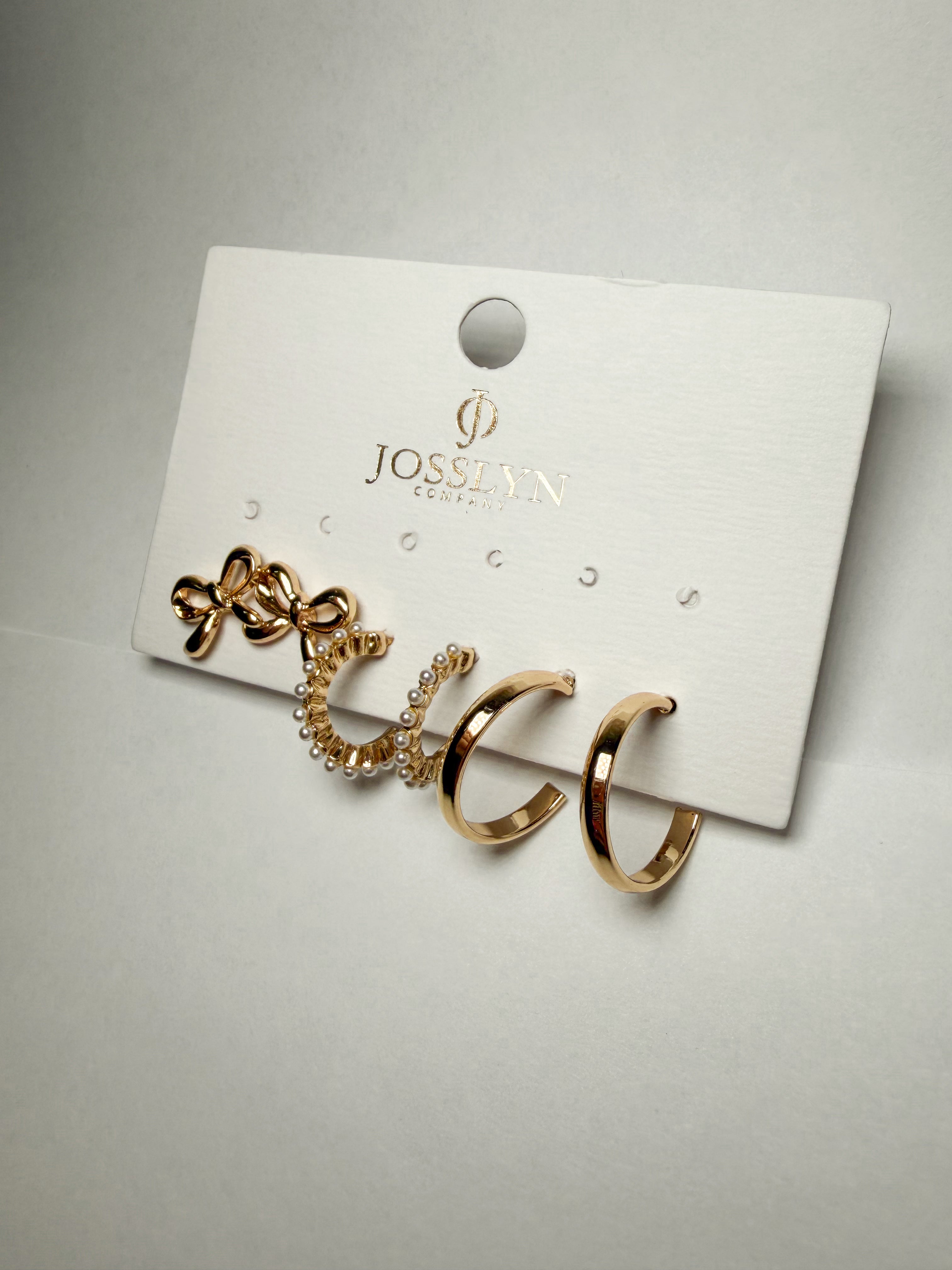 Golden Grace Hoop Earring Trio