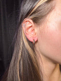 Golden Night Mini Hoops- Black